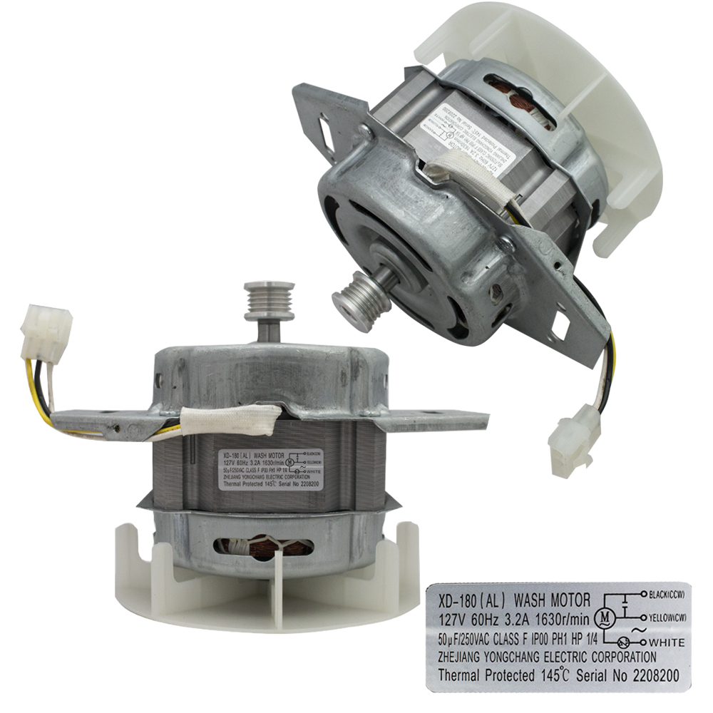 MOTOR REVERSIBLE C/POLEA METALICA RANURADA P/BANDA ACANALADA 00-1707-16-5.