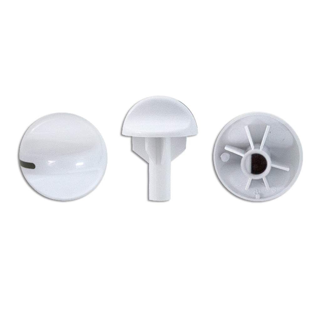 KNOB ROTARY WHITE / DARK GRAY