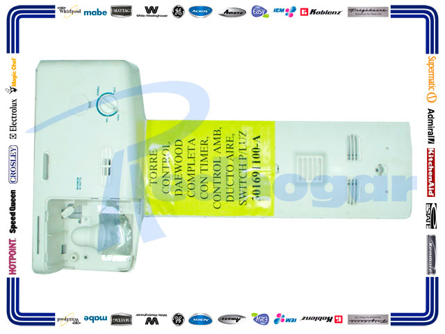 TORRE CONTROL DAEWOO COMPLETA CON TIMER, CONTROL AMB, DUCTO AIRE, SWITCH P/LUZ