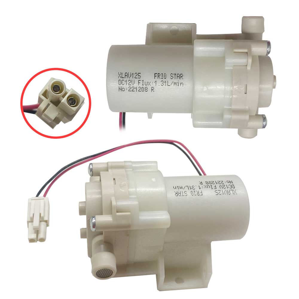 BOMBA REPUESTO PRESURISZADORA 12 V P/ ICE MAKER,FLUJO 1.31±0.26 L/MIN