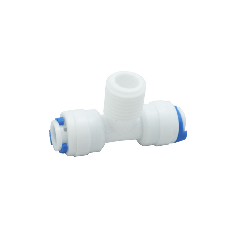 CONECTOR FITTING T NIPLE DE 1/4 X 1/4 EN ROSCA EXTERIOR X 1/4