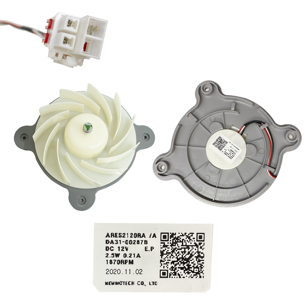 MOTOR EVAPORADOR PLANO SAMSUNG DC12V  2.5 W 0.2 AMP ASPA TIPO TURBINA