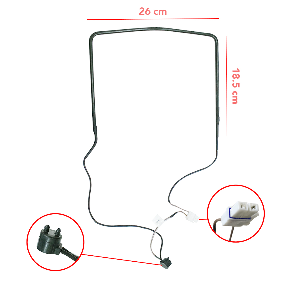 RESISTENCIA SAMSUNG TIPO U 110V 120W REFRIGERADOR 23 FT