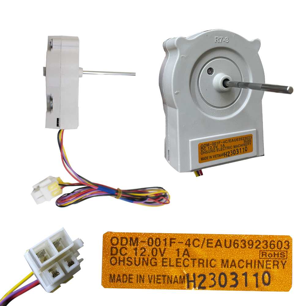 MOTOR DIFUSOR FLECHA LARGA 12V 1A 3.25W ( ODM-001F-4C))naranja EAP12383671 EAU63923606 EAU65058305