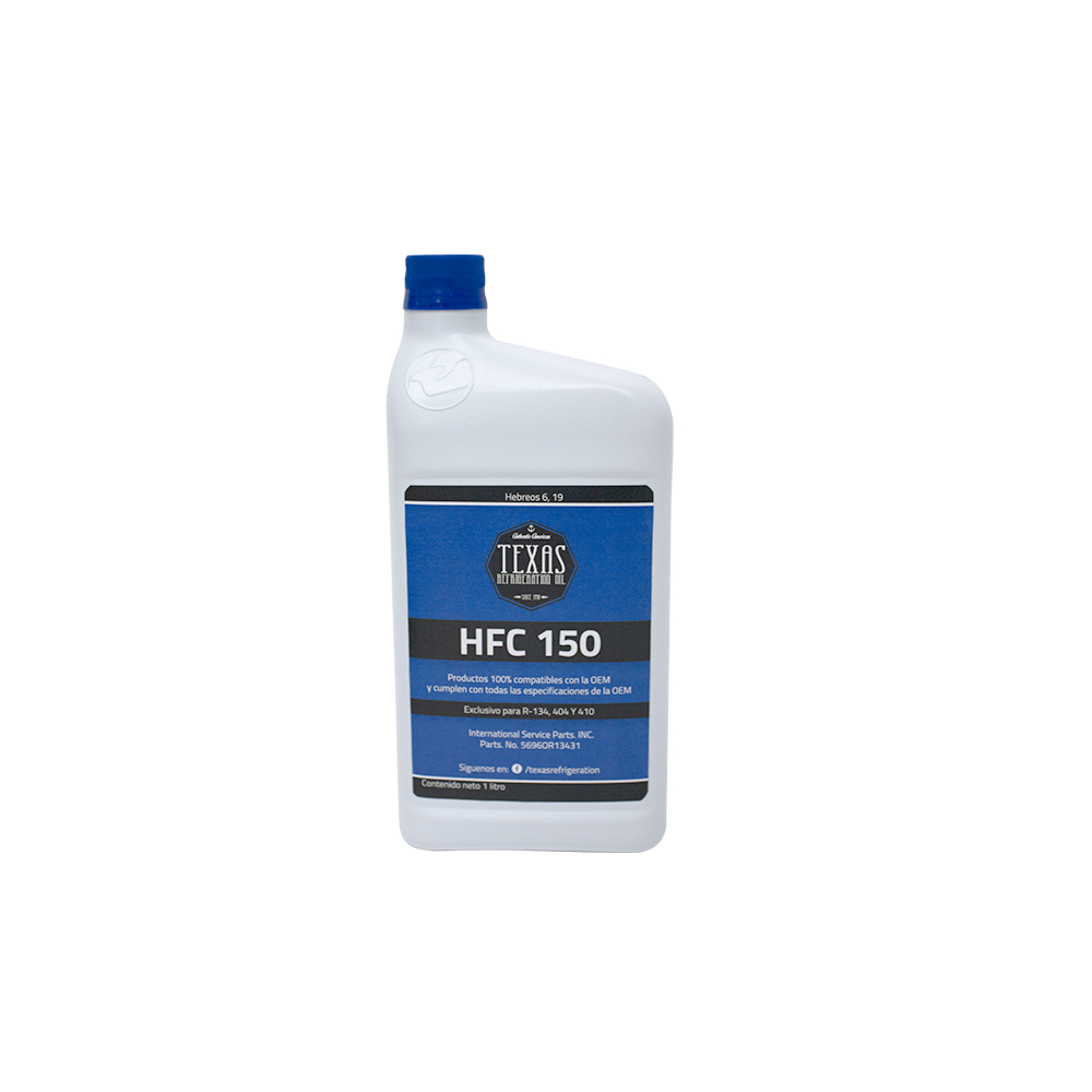 ACEITE TEXAS HFC 150 SINTETICO DOMESTICO Y A/A