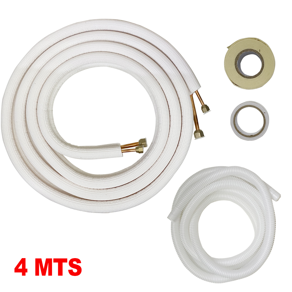 KIT INSTALACION 4MTS (3/8-1/4) MINISPLIT A/A  1 TON