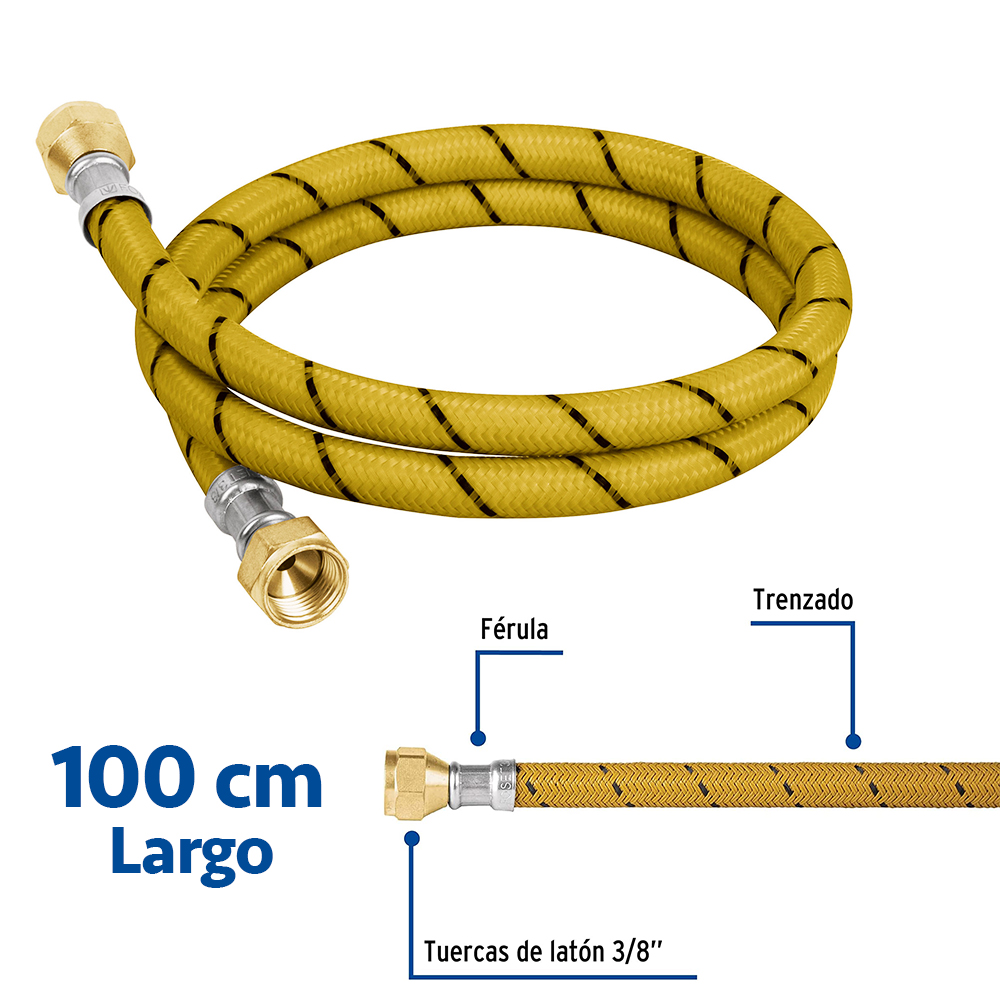 MANGUERA FLEX VINILO 1 MT FGA-10V