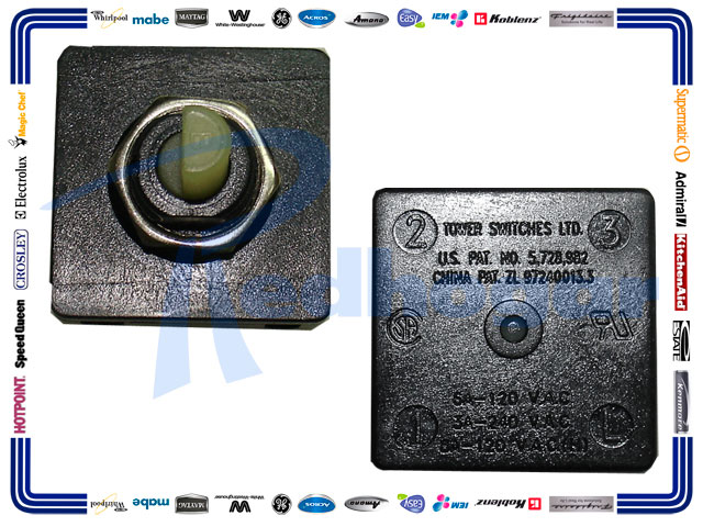 MICROSWITCH ROTATIVO 2 VEL. P/LICUADORA