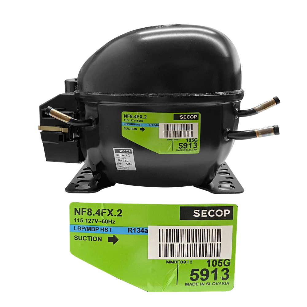 COMPRESOR 1/4P 134 SECOP 115 V LBP/MBP