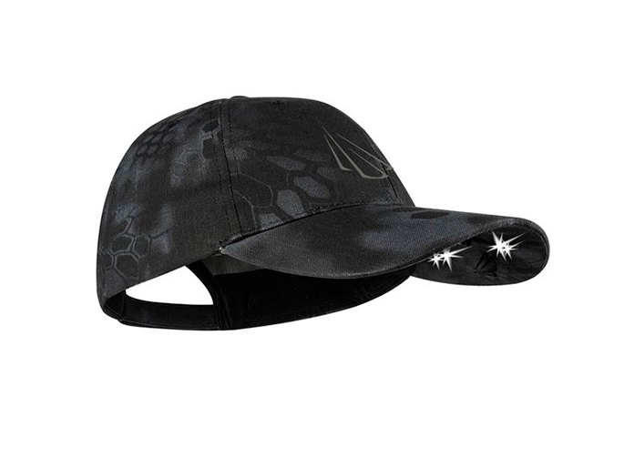 GORRA LED POWER VISION 4 LED CAMO NEGRA