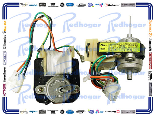 MOTOR ESQUELETO 115V,60HZ,9W,1750RPM ARNES NEGR-NA-VE/AM  197D1871P039 Wr60x28869 USAR 197d1871p039